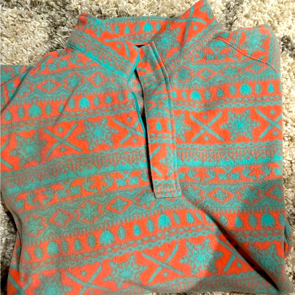 Southern Marsh Fleece Printed Pullover